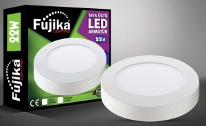 FUJİKA FSULP302 22W SIVA ÜSTÜ YUVARLAK LED PANEL 