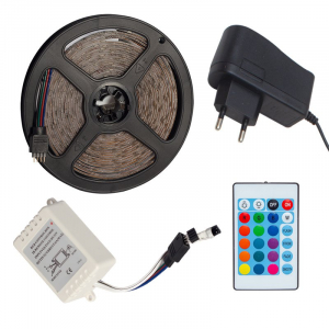 Dış Mekan Animasyonlu+Adaptör Rgb Şerit Led 5 Mt