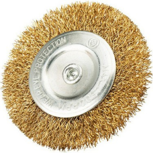 PİMLİ DAİRE FIRÇA SARI TELLİ 63*6 MM