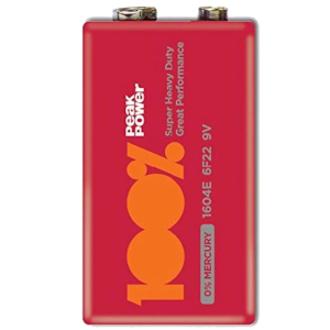 Peak Power 9 Volt Pil PP1604E-2S1