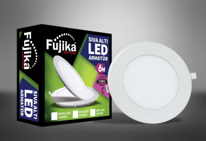 FUJİKA FLP101 6 W YUVARLAK LED PANEL