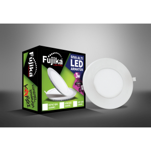  FUJİKA FLP100 3W YUVARLAK LED PANEL